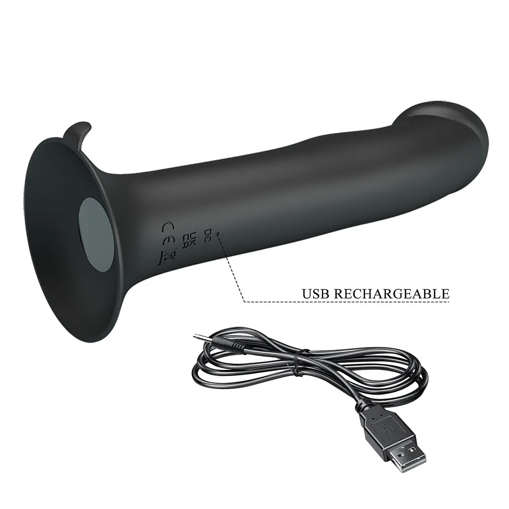 Вибратор PRETTY LOVE Murray BLACK, 12 vibration functions 12 pulse wave settings Suction base PRETTY LOVE BI-014952 98783 - фото 6