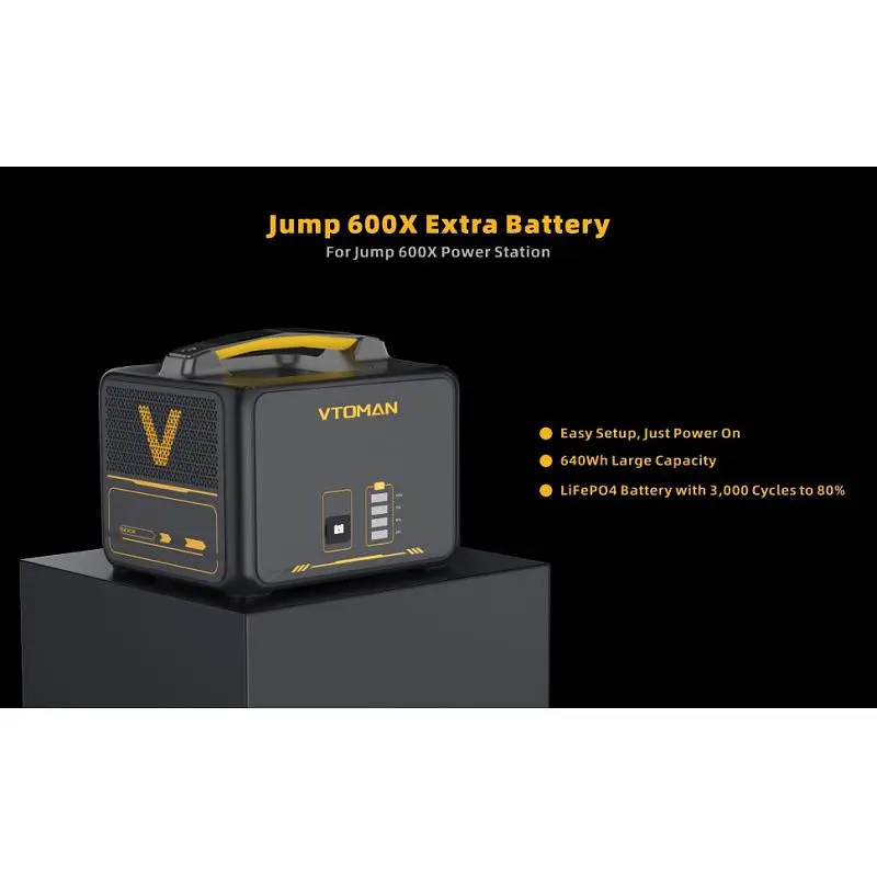 Батарея до зарядної станція Vtoman серії Jump 600X PB-23 640 Вт/г - фото 5
