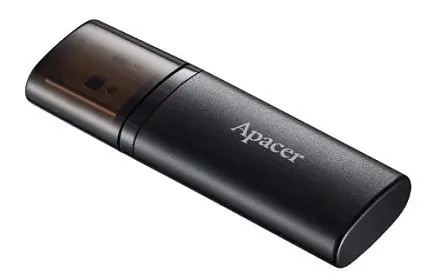 USB флеш-накопитель Apacer AH25B 128GB USB 3.1 Black (AP128GAH25BB-1) - фото 2