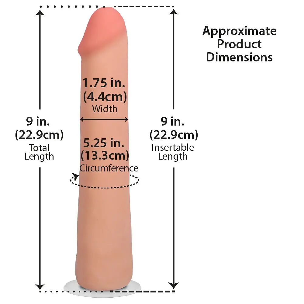 Фалоімітатор Doc Johnson The Realistic Cock ULTRASKYN 9 Inch Vanilla - фото 5
