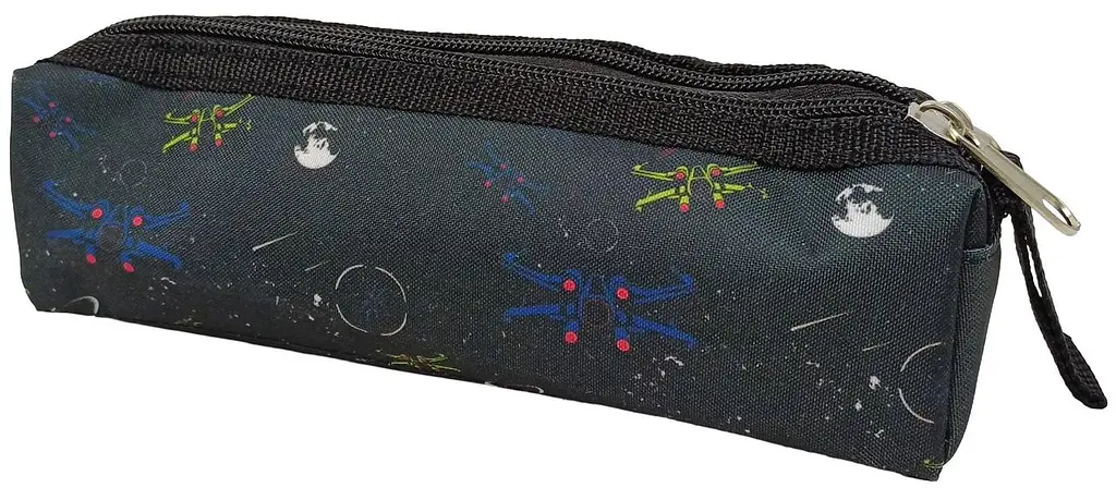 Пенал шкільний Expertiz Zweikammer-etui 20x5.5x5 см поліестер чорний - фото 3