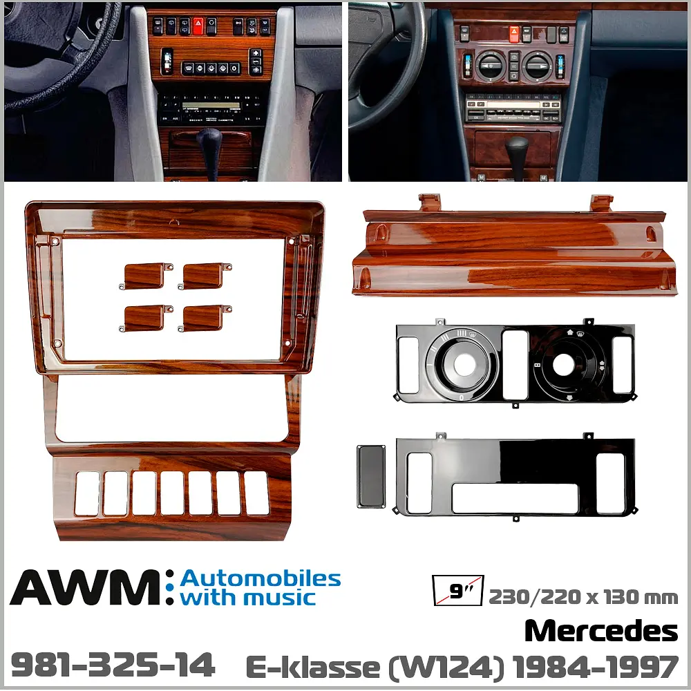 Переходная рамка Mercedes-Benz E-klasse (W124) AWM 981-325-14 - фото 6