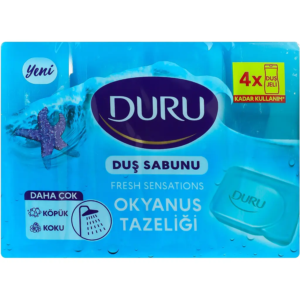 Мило Duru Fresh Sensations Океанський бриз 4 шт. по 150 г - фото 4