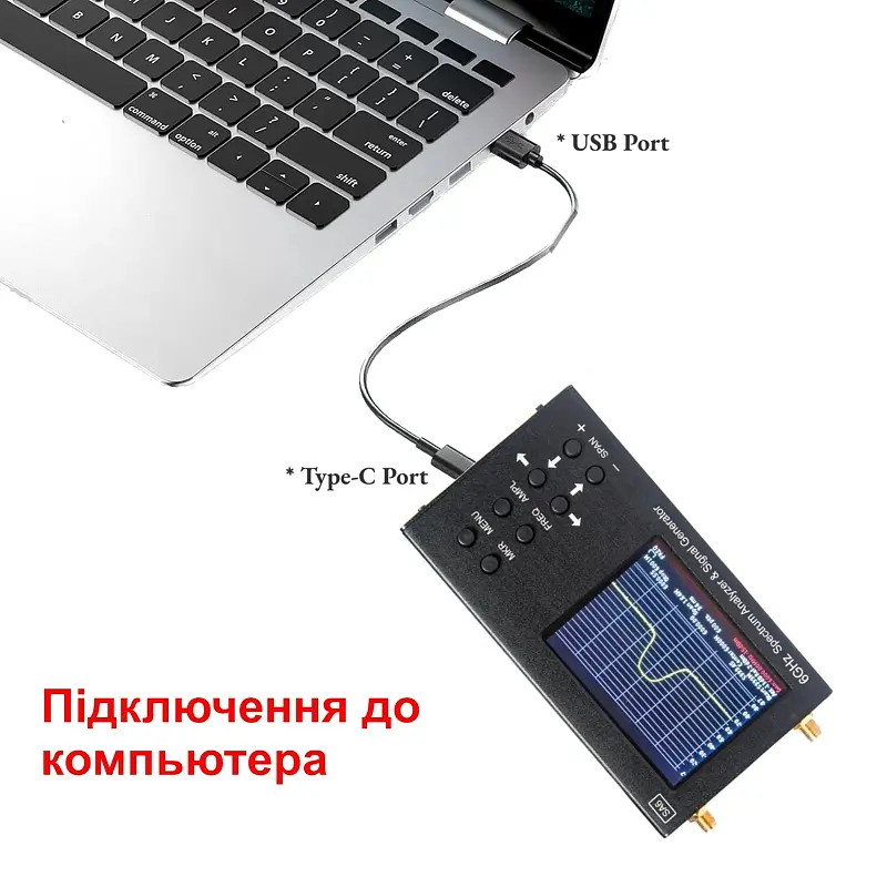 Аналізатор спектру RF сигналів 35 - 6200 МГц з трекінг-генератором Nectronix SA6 (101049) - фото 6