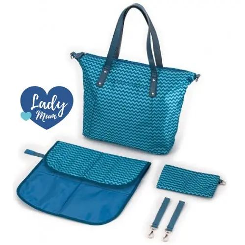 Сумка для мами Canpol babies Lady Mum з кріпленням до коляски бірюзовий (78/501) - фото 2