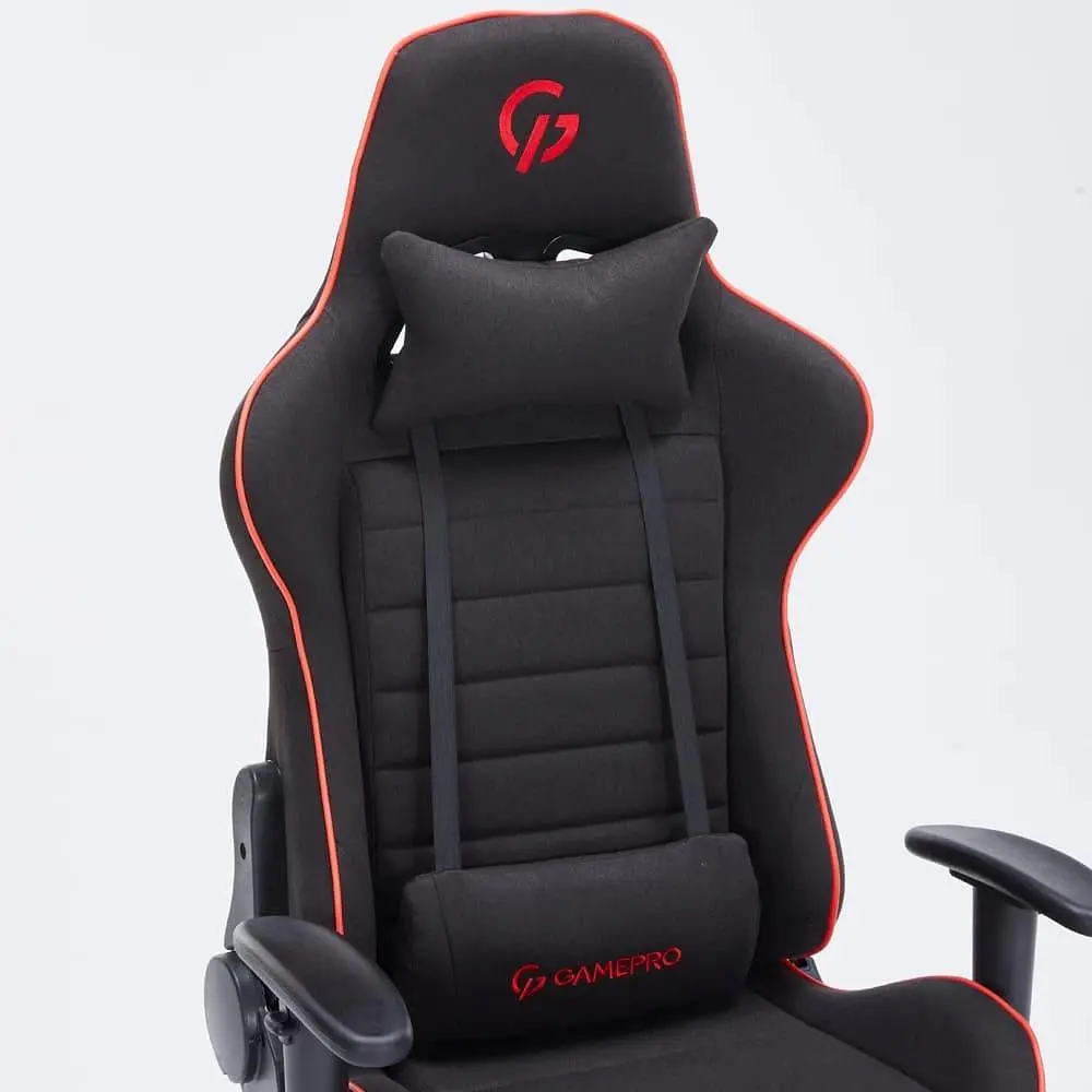 Ігрове крісло GamePro GC575FB Black Red Fabric (GC575FB) - фото 8