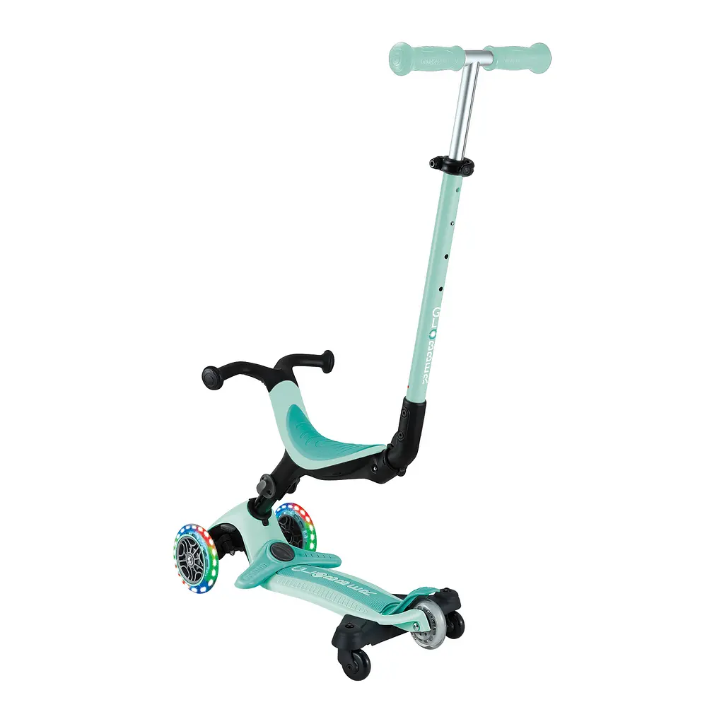 Самокат Globber Go Up Active Lights 360 колеса світяться до 20/50кг від 1 року м'ятний (749-206) - фото 5