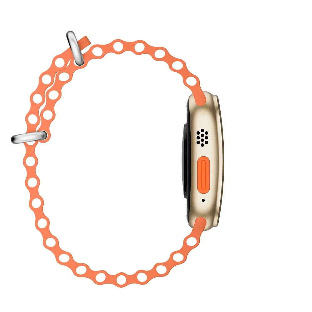 Смарт-годинник W&amp;O X10 Ultra 3 49mm. 300 mAh. IP67 Gold - фото 8