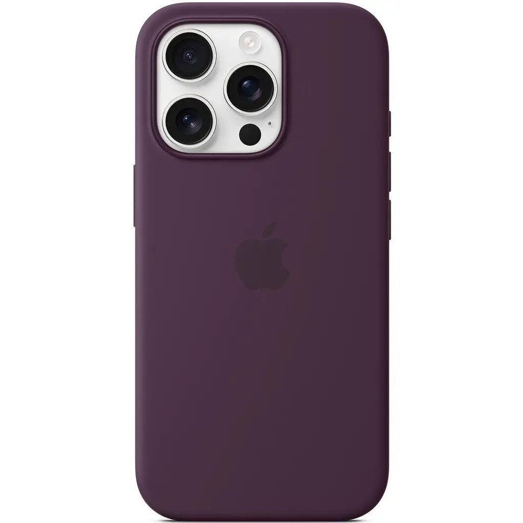 Чохол-накладка Apple Silicone Case with MagSafe для Apple iPhone 16 Pro Plum (MYYM3) - фото 3