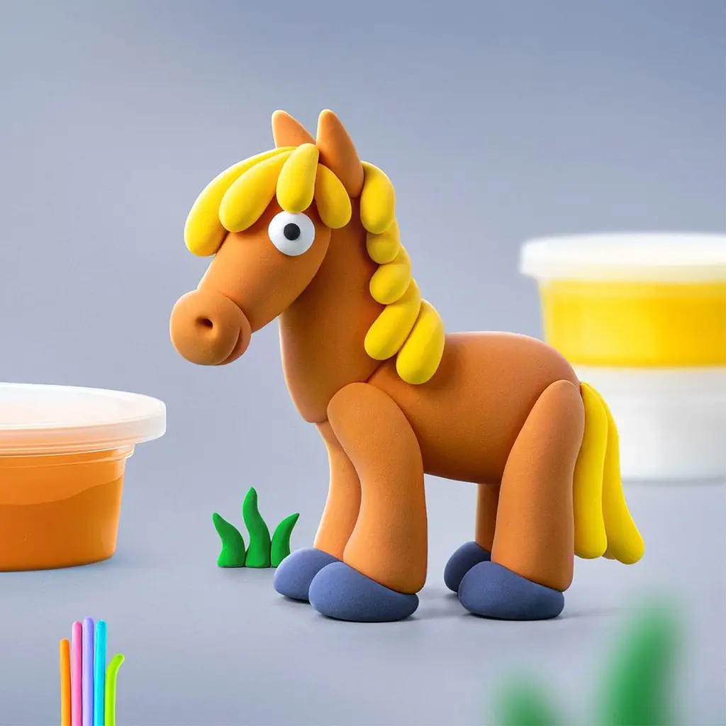 Набір пластиліну, що самостійно твердіє Липака Конячка (30046-UA01) - фото 4