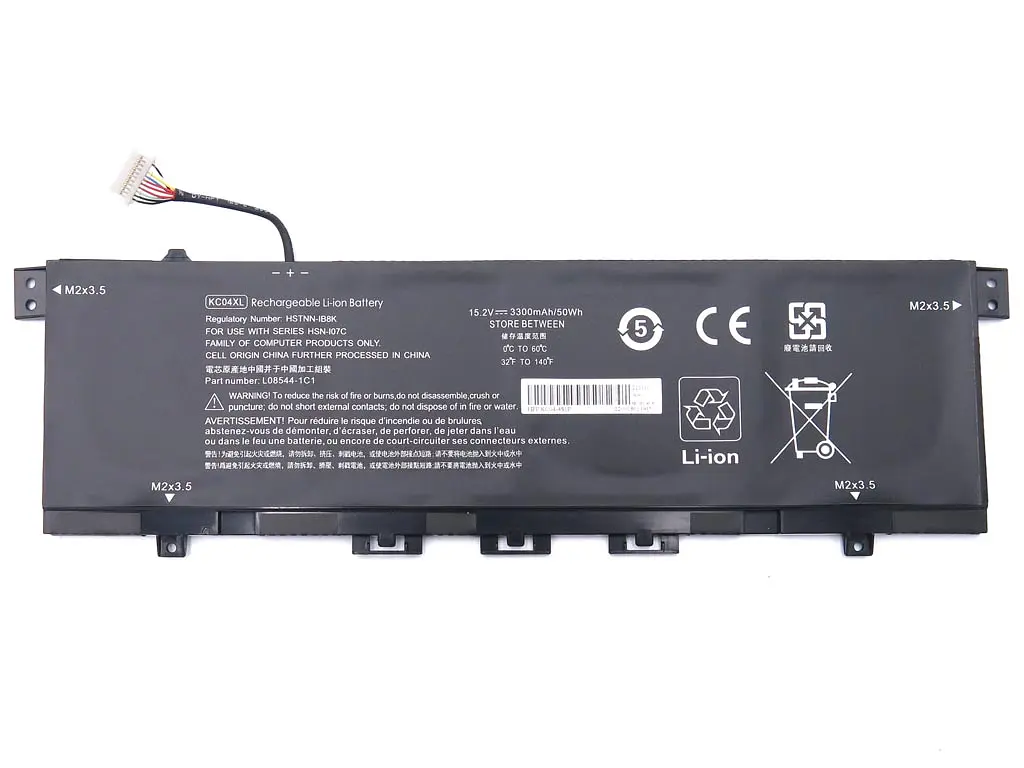 Акумулятор KC04XL для HP Envy X360 13-AG, 13z-AG, 13-AR, 13-AH, 13-AQ, 13M-AQ (15.2V 3300 mAh 50Wh) - фото 2
