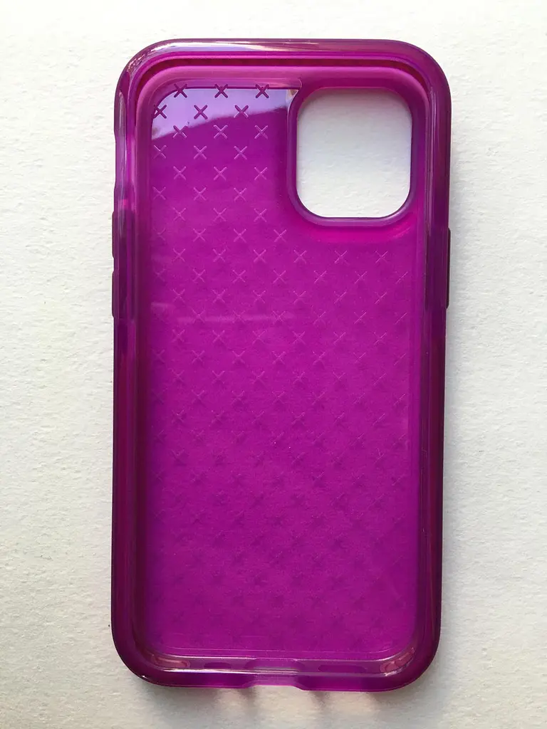 Протиударний чохол з антимікробним покриттям Tech21 Evo Check для iPhone 12 Mini (5.4") Mystical Fuchsia - фото 4