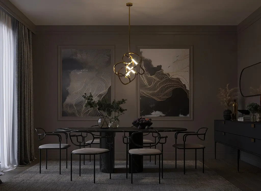 Люстра MJ-Light ELISIUM D400 4000K GD 12036 - фото 3