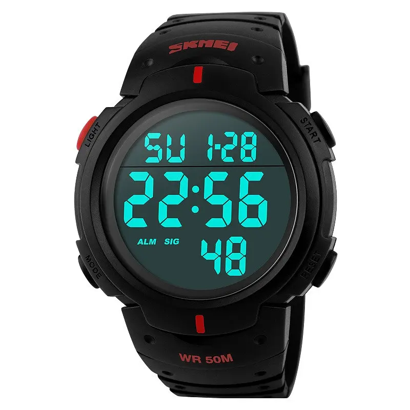 Наручний годинник чоловічий Skmei 1068 Red, 1068RD (12257) - фото 2
