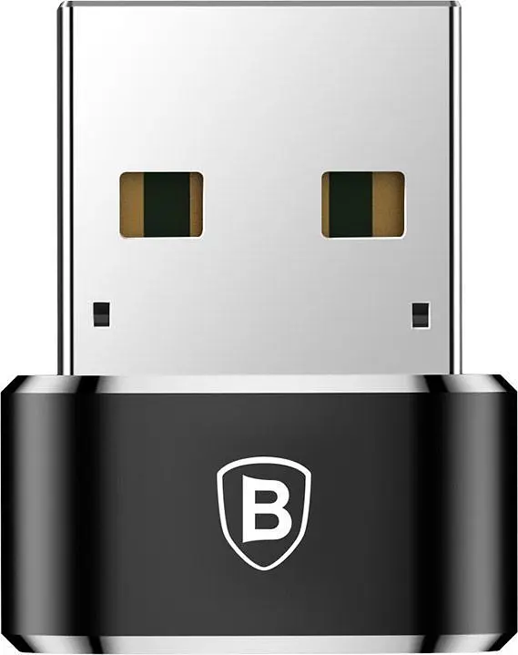 Перехідник Baseus USB to USB-C Female Black (CAAOTG-01) [76681] - фото 3