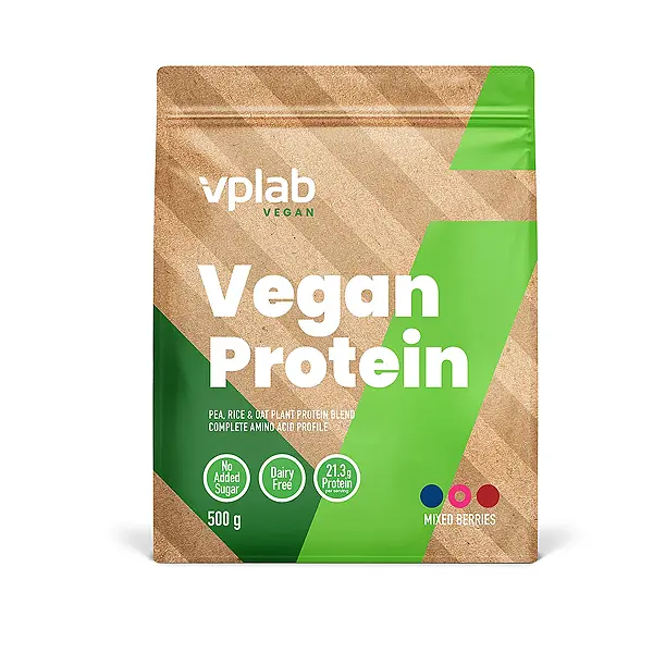 Протеїн для веганів, Vegan Protein — 500 г Mixed Berries