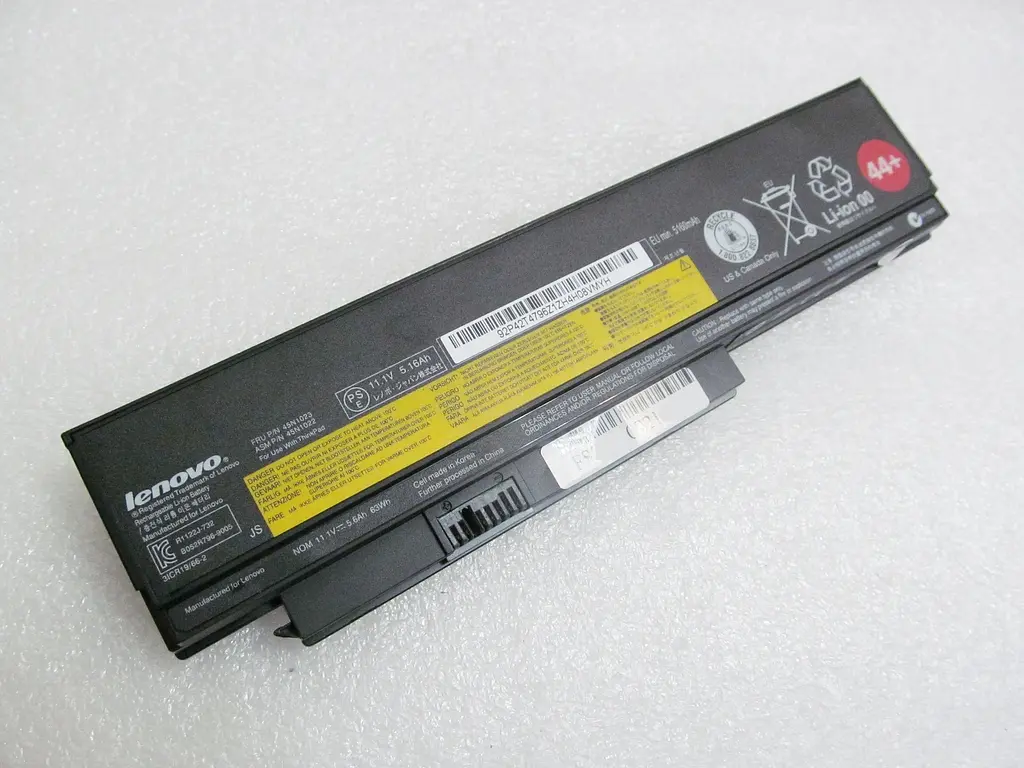 Акумулятор для ноутбука Lenovo ThinkPad X230 (44+), 5600 mAh (63Wh), 6cell, 11.1V, Li-ion, чорний