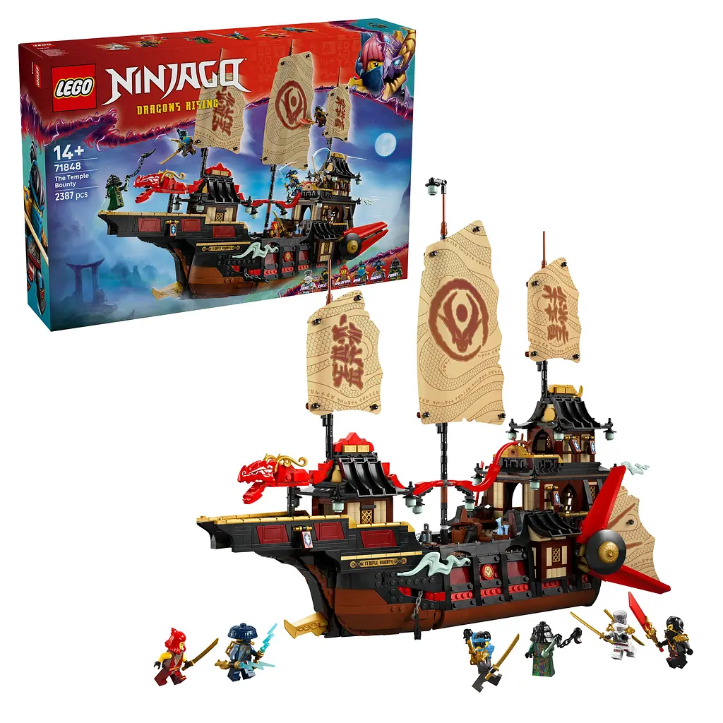 Конструктор LEGO Ninjago Щедрість храму 2387 деталей (71848) - фото 4