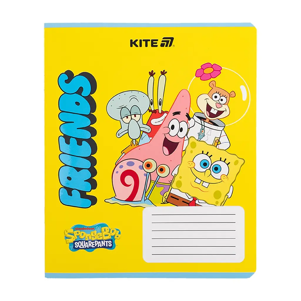 Зошит Kite SpongeBob SquarePants, 12 аркушів, клітинка (SB25-232), в асортименті - фото 7