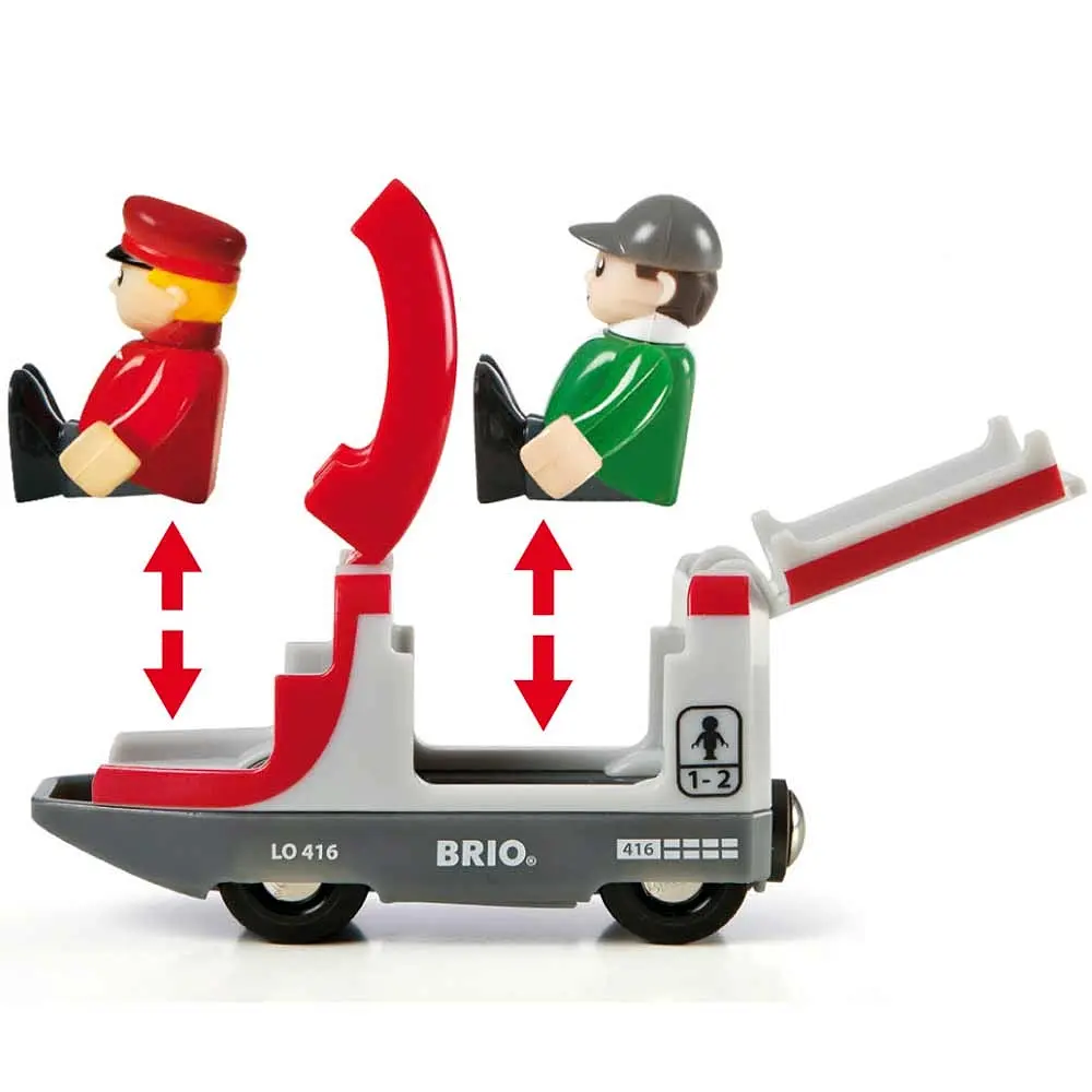 Детская железная дорога Brio двухуровневая с вокзалом (33512) - фото 8