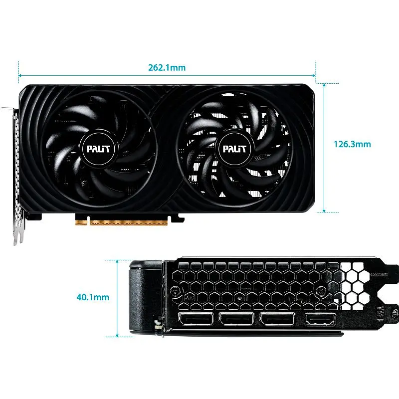 Відеокарта Palit GeForce RTX 5060 Dual (NE75060019P1-GB2063D) UA [138810] - фото 10