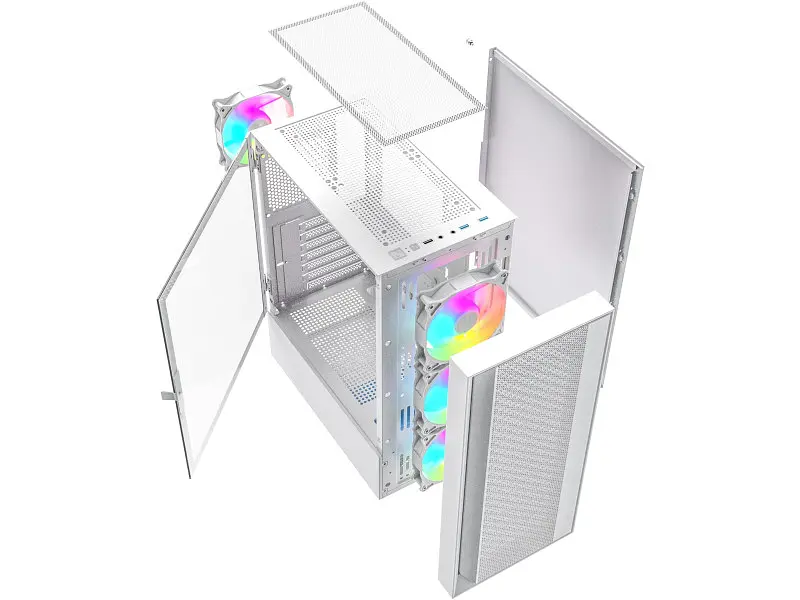Корпус Gembird Fornax 4000 White (CCCFC4000W) - фото 2