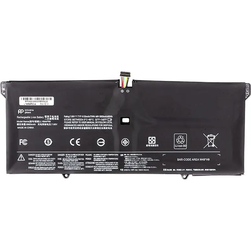 Акумулятор PowerPlant для ноутбуків LENOVO Yoga 920 (L16M4P60) 7.68V 8860mAh (NB482030)