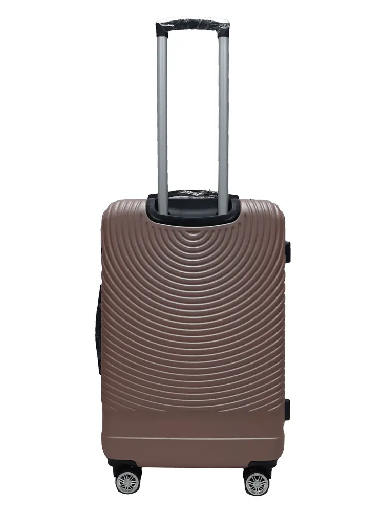 Валіза середня M ABS-пластик Worldline Airtex 652 69×45×29см 88л Рожеве золото - фото 3