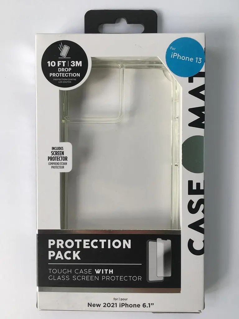 Чохол прозорий Tough Protection Pack та скло CM046826 для iPhone 13 (6.1") Clear - фото 6