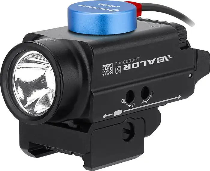 Фонарь с ЛЦВ Olight Baldr S Green Laser Black - фото 4