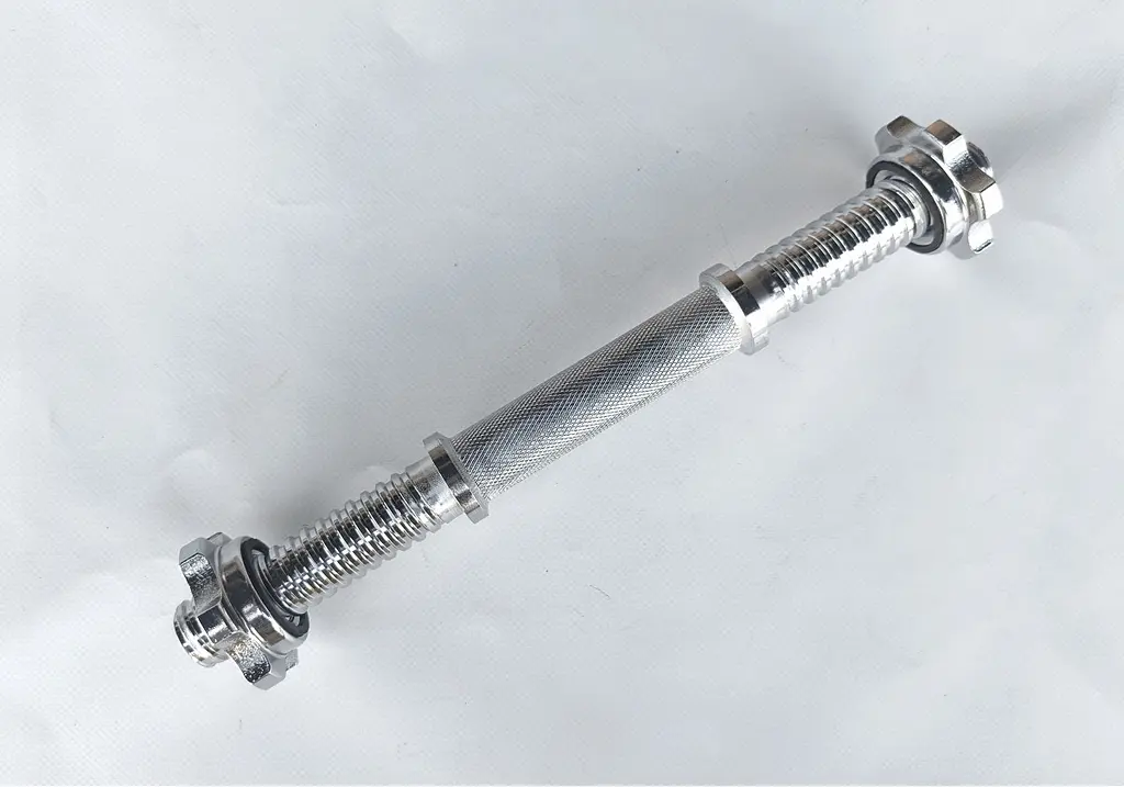 Гантельний гриф EasyFit 35 см Ø 28 мм хромований (EF-8040) - фото 2