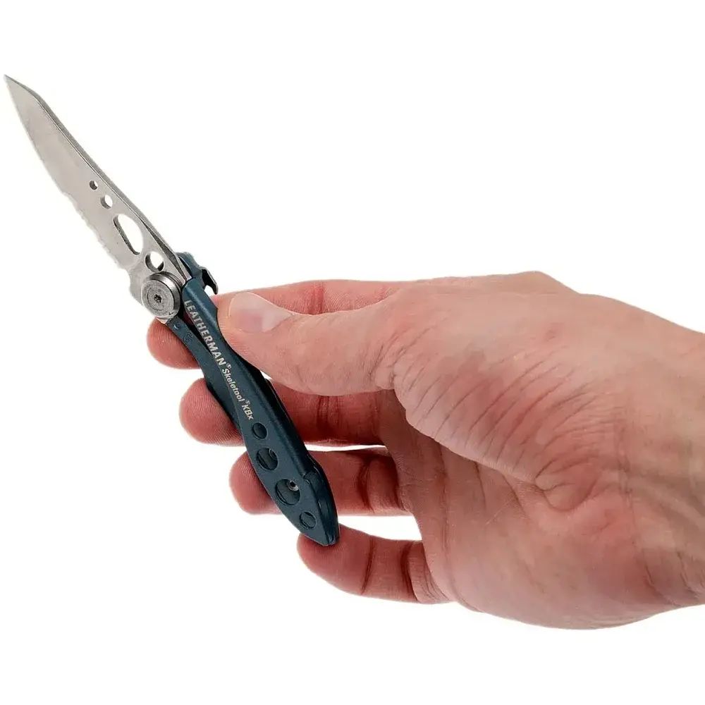 Ніж Leatherman 832383 Skeletool KBX Denim - фото 4