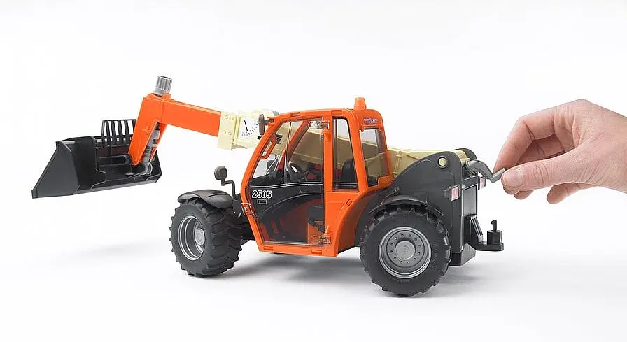 Уцінка. Автомодель Bruder Навантажувач JLG 2505 telehandler з телескопічним ковшом 1:16 (02140) - фото 5