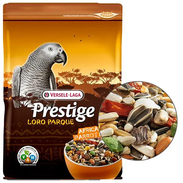 Корм для африканських великих папуг Versele-Laga Prestige Loro Parque African Parrot Верселе-лага Лоро Парк 1 кг (222010)