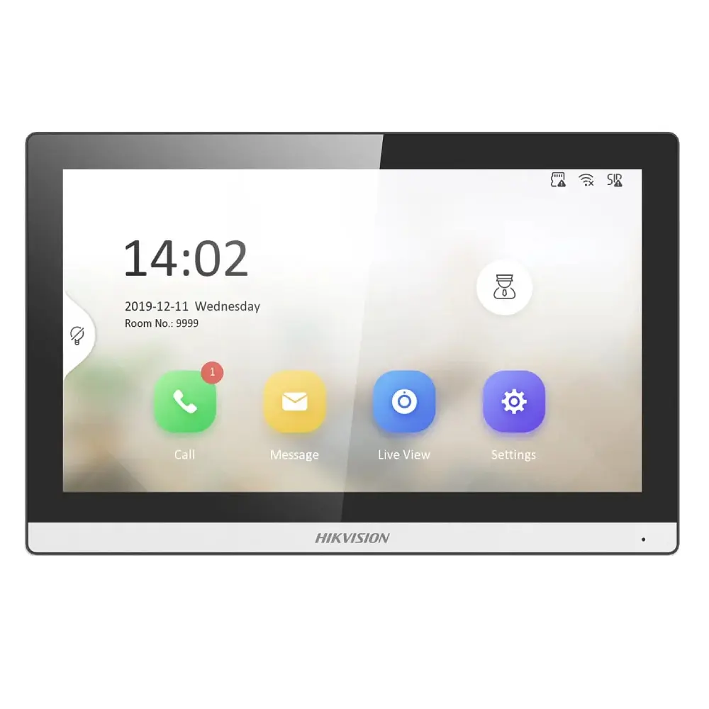 Відеодомофон 7" WiFi Hikvision DS-KH6350-WТE1 (99-00013572)