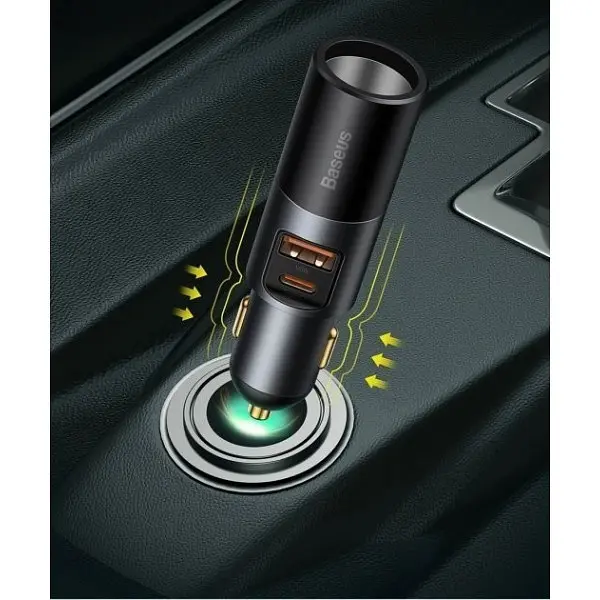 Автомобільний зарядний пристрій Baseus Share Fast Charge Car 1USB/1Type-C - фото 2