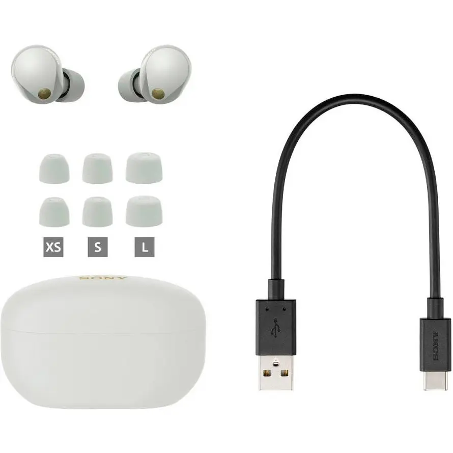 Навушники Sony WF-1000XM5 Silver (WF1000XM5S.CE7) [91573] - фото 9