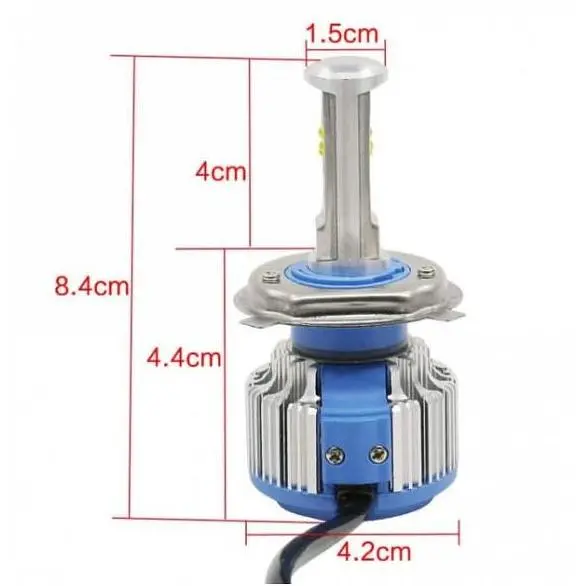 Лампи XPRO T1 H7 світлодіодні надяскраві LED в авто 6000К 50W 2 шт. (MER-11145) - фото 2