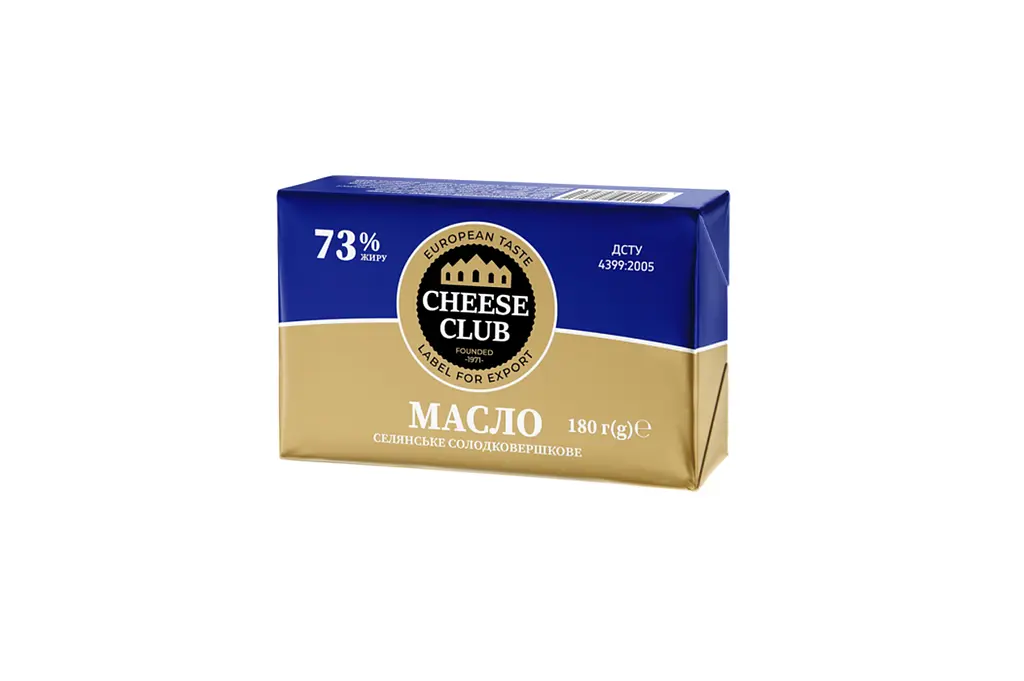 Масло "Клуб Сыра" 73%, 180 г