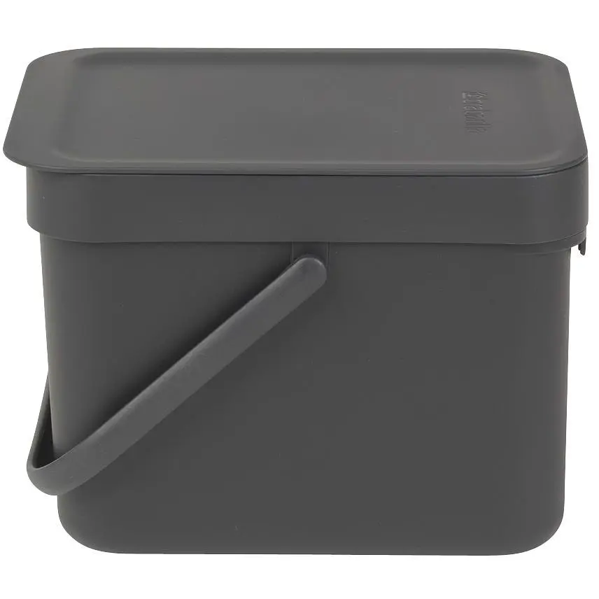 Відро для сміття Brabantia Sort&Go темно-сіре 6 л (109720) - фото 3
