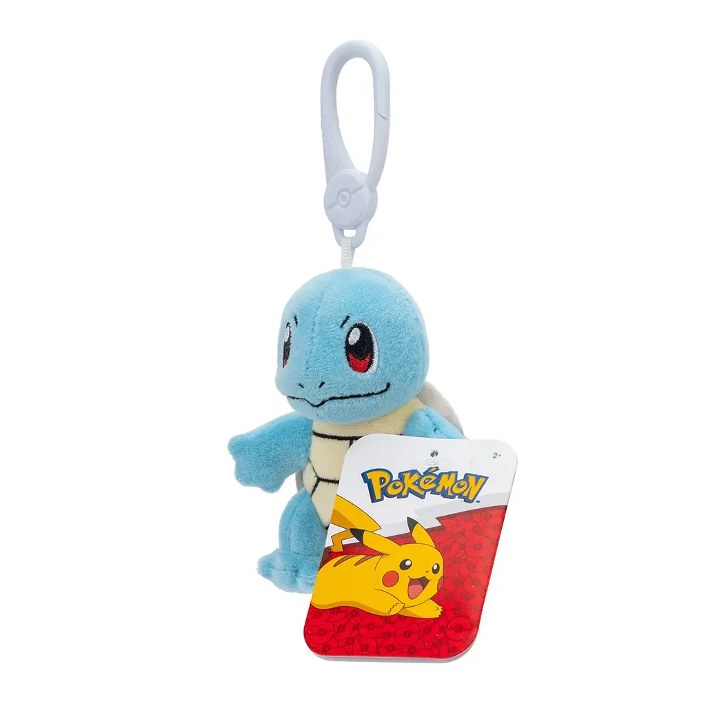 М'яка іграшка Jazwares на кліпсі Pokemon - Сквіртл W11 - фото 5