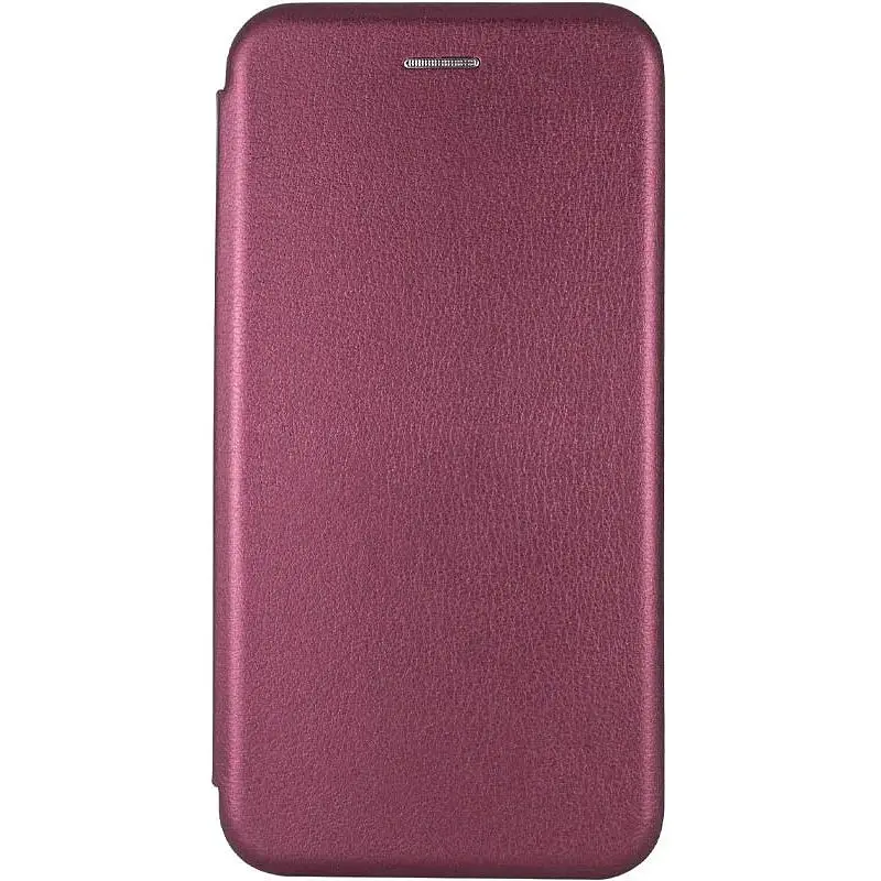 Шкіряний чохол-книжка Classy для Xiaomi Redmi 8 Бордовий