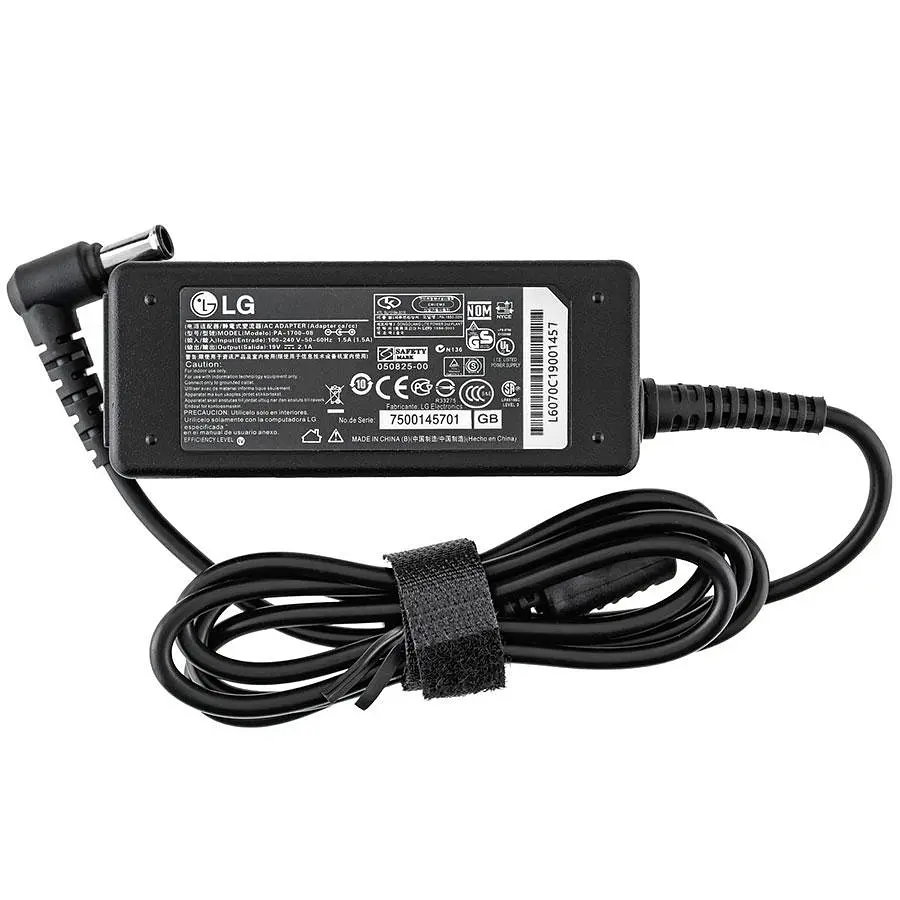 Блок живлення для монитора LG 19V 2.1A 40W 6.5x4.4мм+PIN чорний (без кабелю!) - фото 3