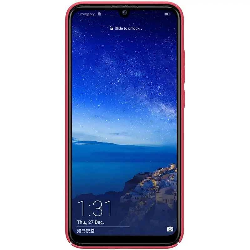 Чехол-накладка Nillkin Super Frosted Shield Case HuAwei P Smart+ 2019 Red - фото 2