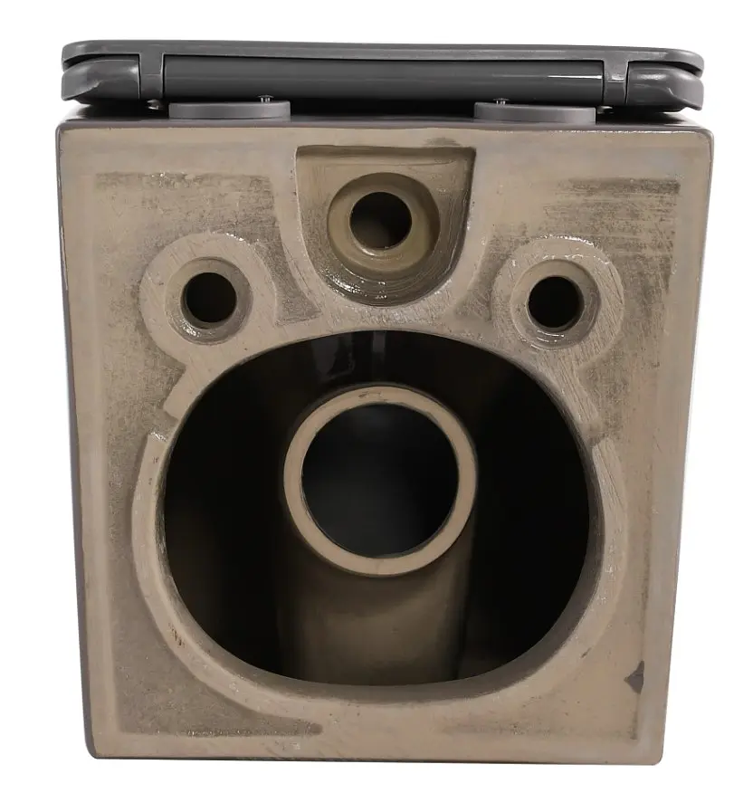 Унітаз підвісний Qtap Tern Ultra Quiet , Stone grey, з сидінням Slim Duroplast / Soft-close / Quick Release QTTER26SG49000 - фото 6