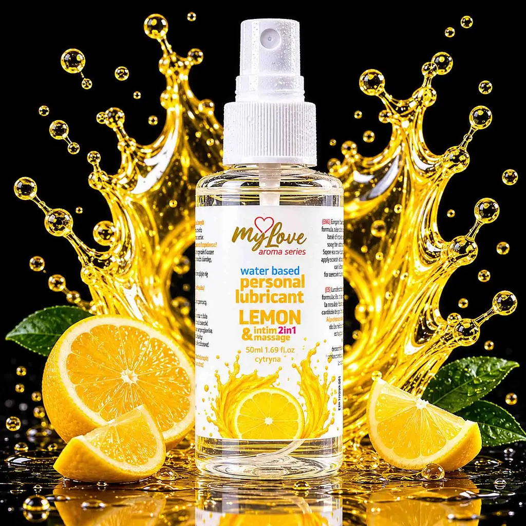 Лубрикант та масажний гель MyLove Aroma Series Lemon 2в1 - фото 2