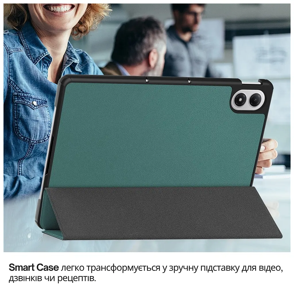 Чохол до планшета BeCover Smart Case Xiaomi Redmi Pad 2 Pro 12.1" Dark Green (714628) - фото 6
