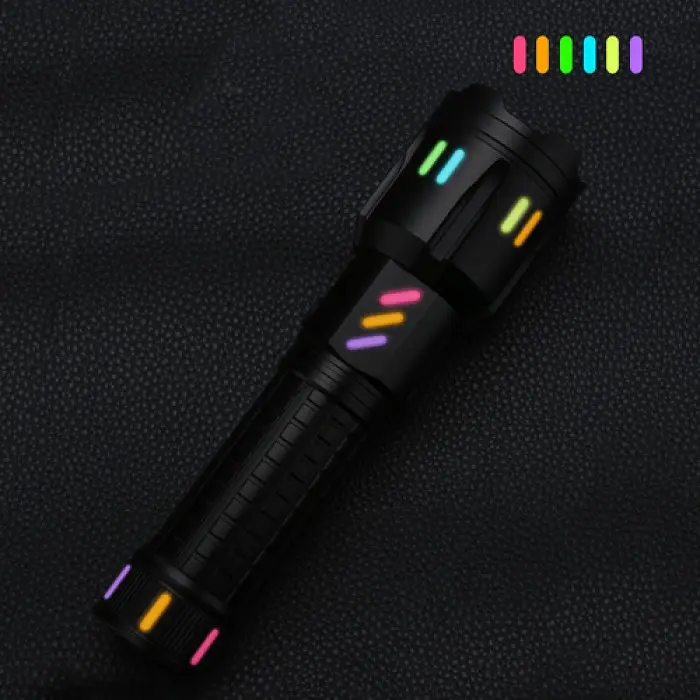 Ліхтар ручний Coba CB-G62-TG акумуляторний з режимом zoom 1x26650/3xAAA Type-C FLUORESCENCE - фото 2