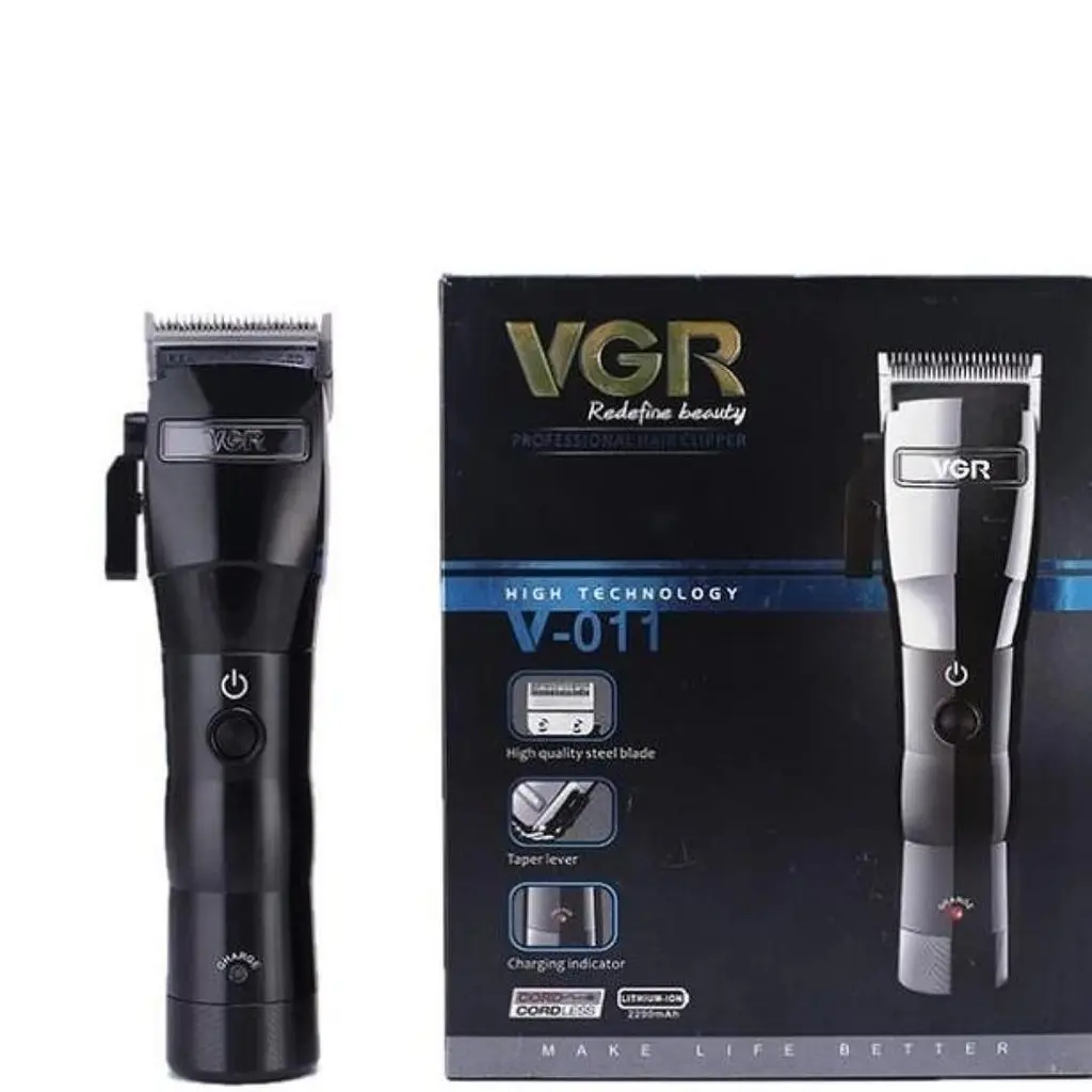 Машинка для стрижки волосся VGR V-011 чорна (39879-V-011_743) - фото 4