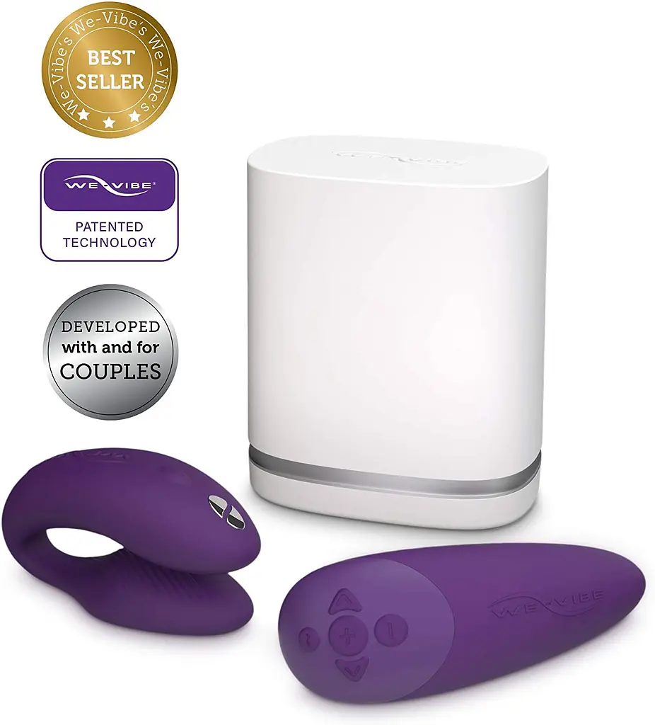 Вібратор для парного використання We-Vibe Chorus фіолетовий We-vibe SO6923 90141 - фото 4